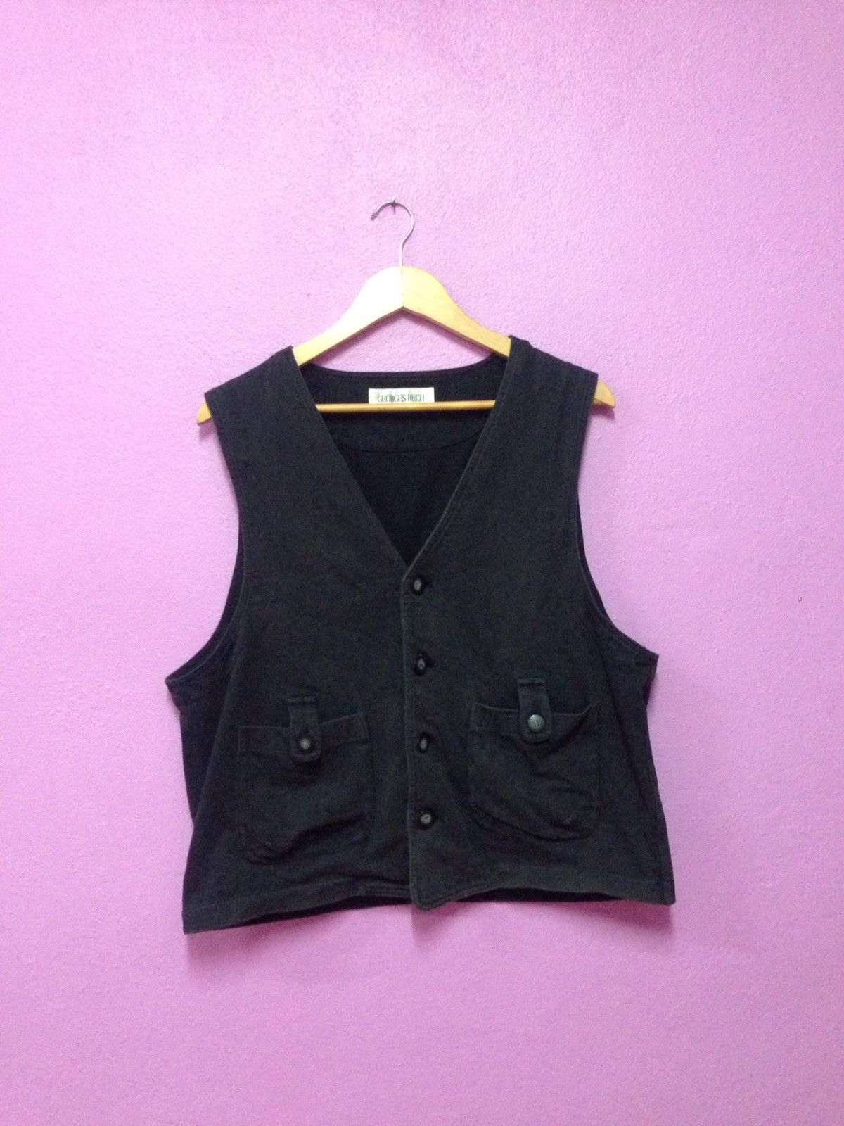 Japanese Brand Vintage 90's Georges Rech Homme Vests Size US M / EU 48-50 / 2 - 1 Thumbnail