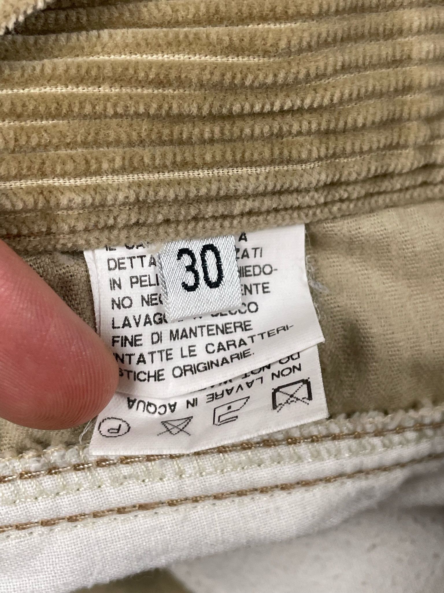 Neil Barrett 🔥[SALE]🔥 Neil Barrett Corduroy Brown Cropped Pants Size US 30 / EU 46 - 10 Thumbnail