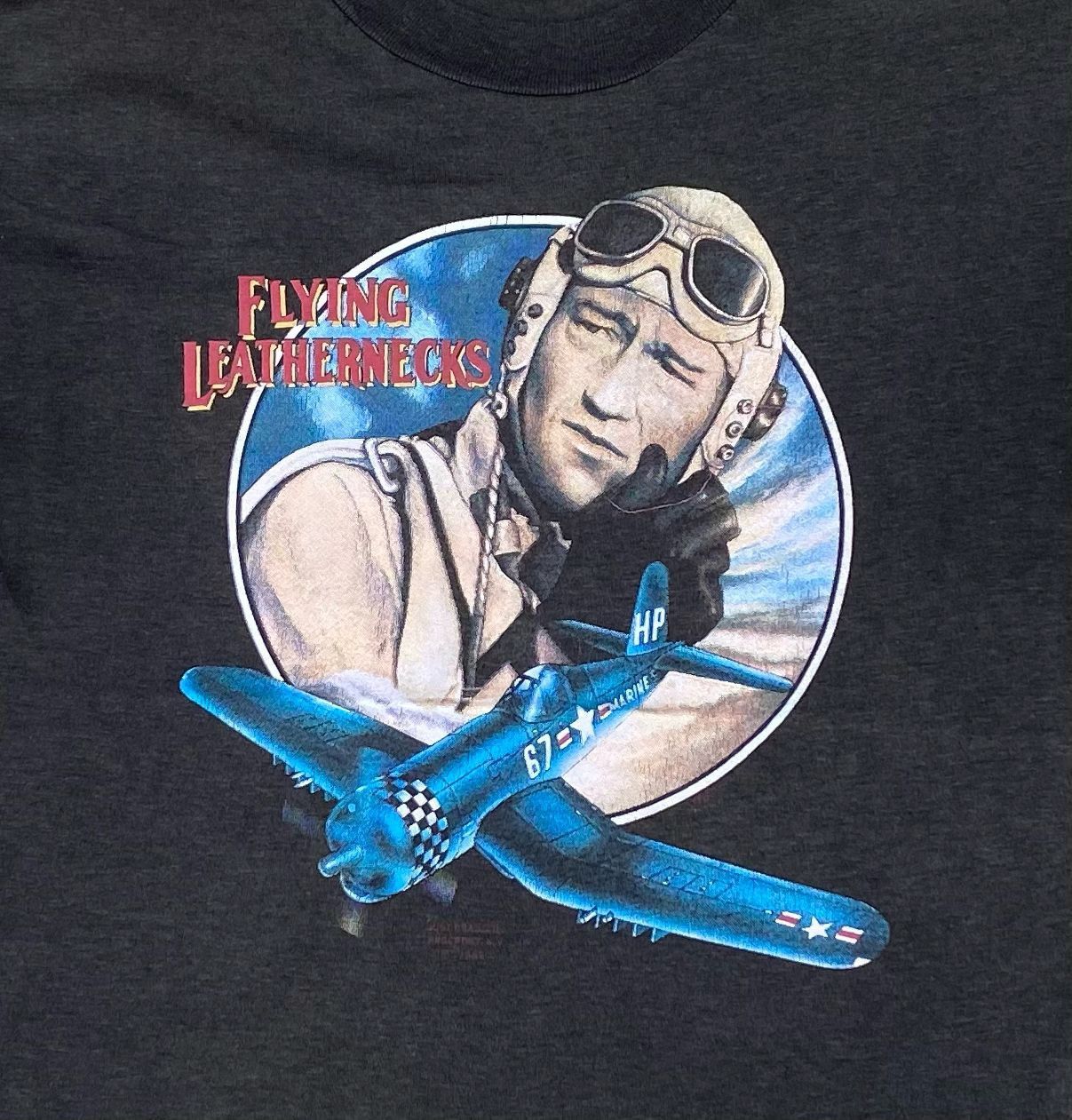 Vintage Vintage Tee D 35 flying leatherneck us marine Size US L / EU 52-54 / 3 - 2 Thumbnail