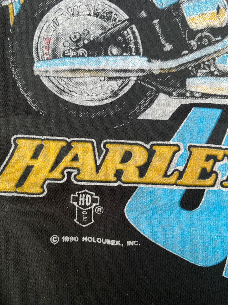 Harley Davidson × Vintage vintage tee D 35 harley davidson Size US L / EU 52-54 / 3 - 5 Thumbnail