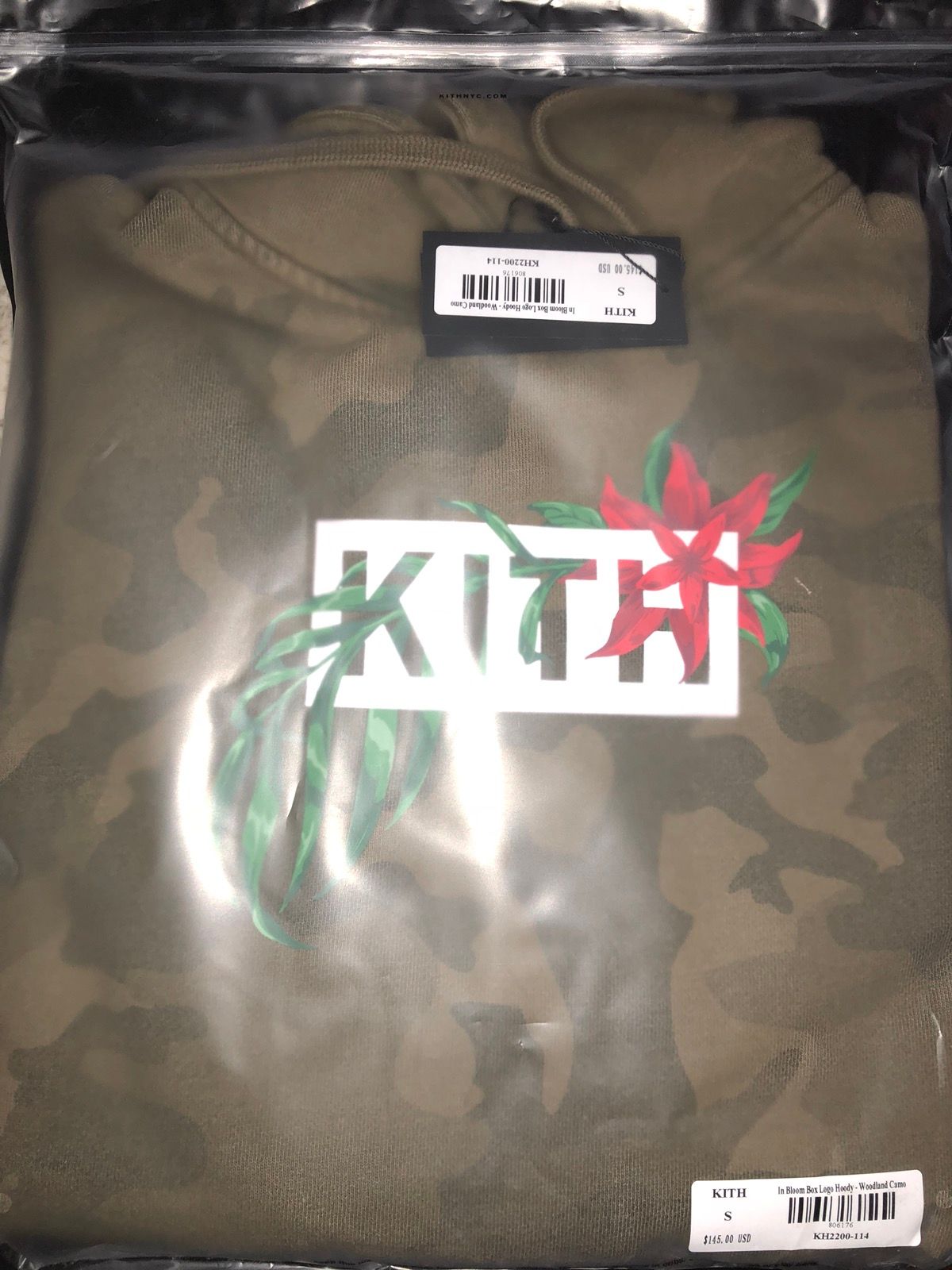 Kith Kith In Bloom Classic Logo Hoodie Woodland Camo | Grailed