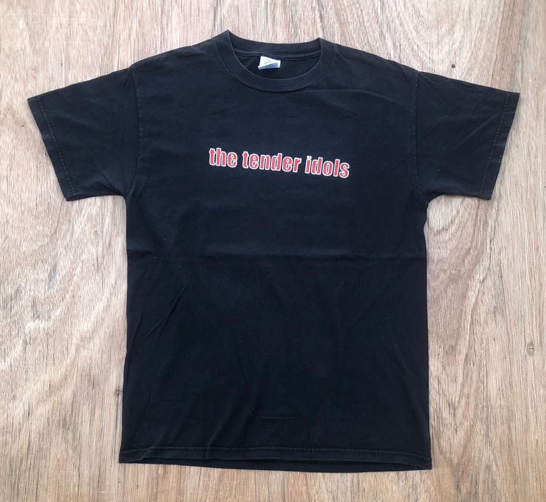image of Band Tees x Made In USA Vintage Tee The Tender Idols C1 in Black, Men's (Size Medium)