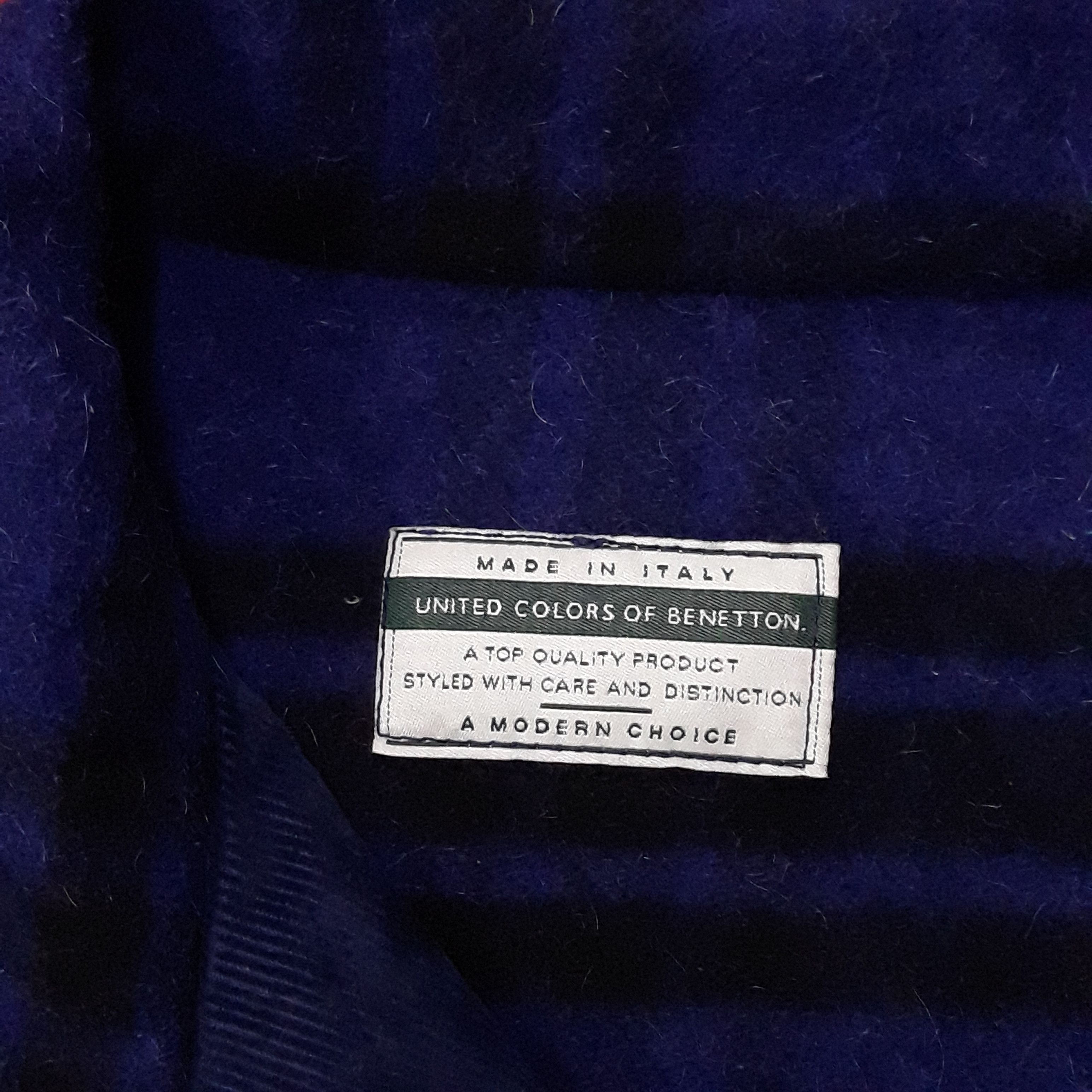 United Colors Of Benetton United Colors of Benetton Wool Winter Jacket Size US L / EU 52-54 / 3 - 3 Thumbnail