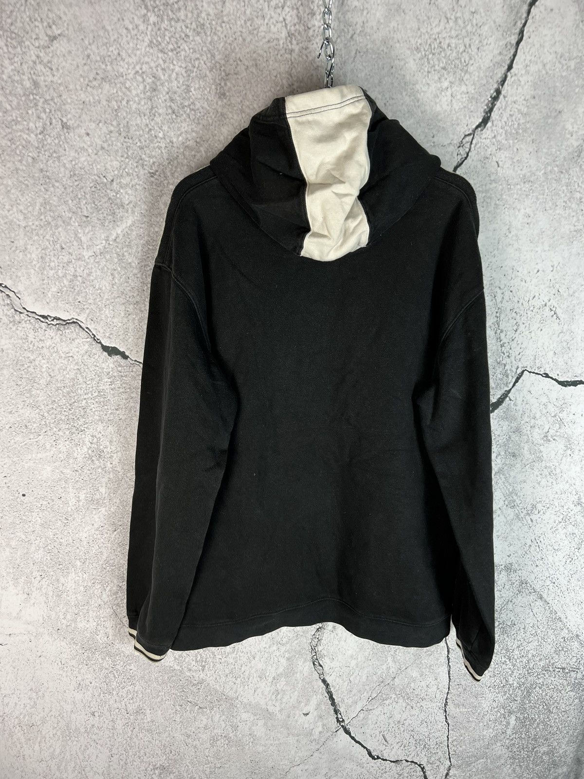 Nike VINTAGE Y2K 00s Nike boxy Black Hoodie Size US XL / EU 56 / 4 - 2 Thumbnail