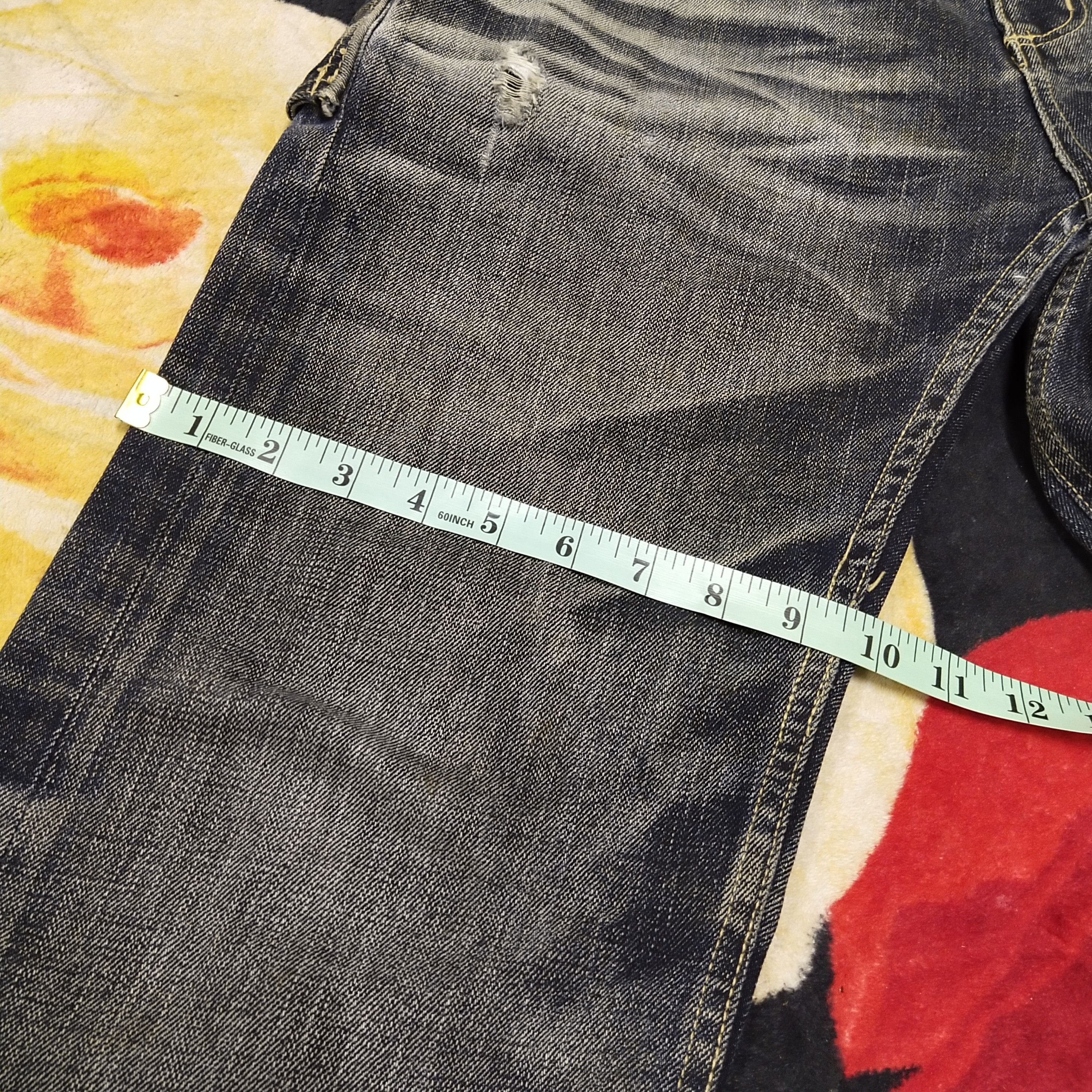 Japanese Brand Japanese brand Army Of No! Distresses Jeans Punk Style Size US 32 / EU 48 - 14 Thumbnail
