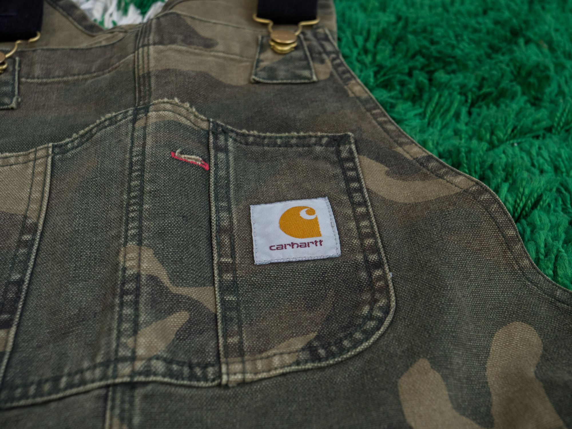Carhartt × Carhartt Wip Carhartt WIP CARCHARTT BIB OVERALL WASHED Jumpsuit Workwear Size US 31 - 2 Thumbnail