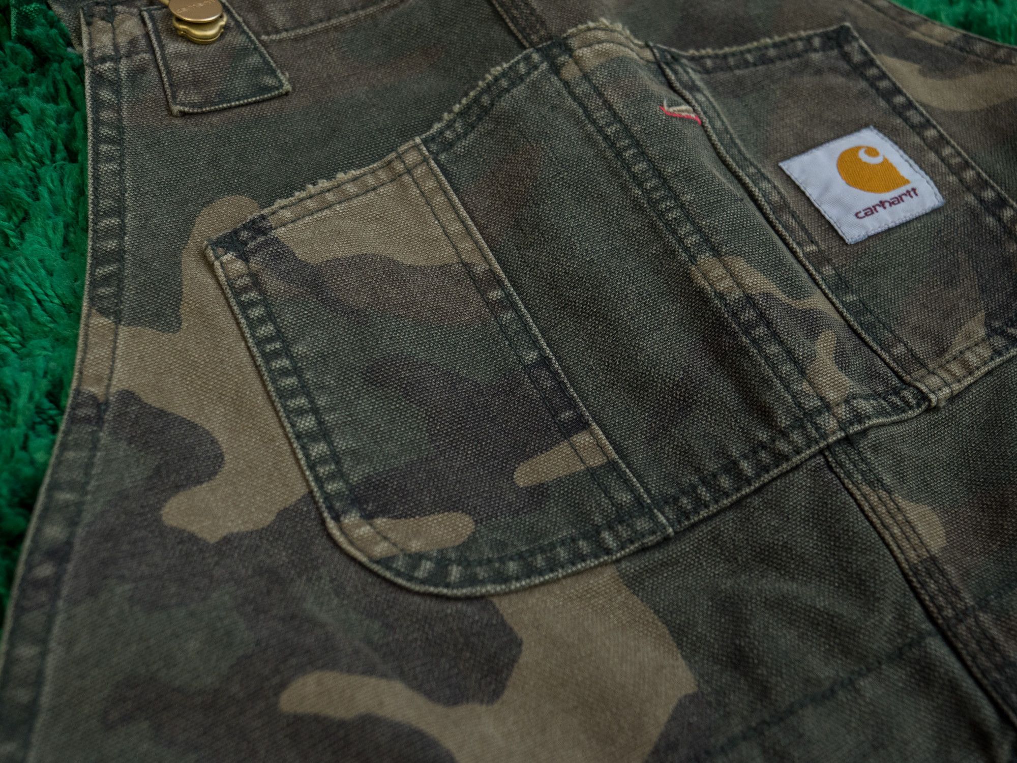 Carhartt × Carhartt Wip Carhartt WIP CARCHARTT BIB OVERALL WASHED Jumpsuit Workwear Size US 31 - 5 Thumbnail