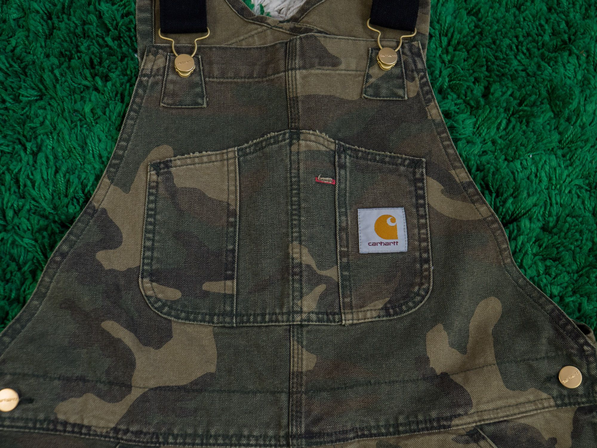 Carhartt × Carhartt Wip Carhartt WIP CARCHARTT BIB OVERALL WASHED Jumpsuit Workwear Size US 31 - 10 Thumbnail