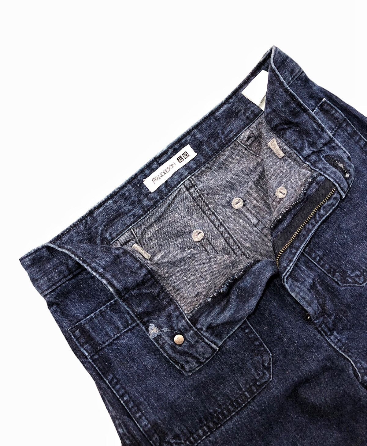 JW Anderson × Uniqlo 20SS - J.W Anderson x Uniqlo bell bottom front pocket jeans Size US 28 / EU 44 - 6 Thumbnail