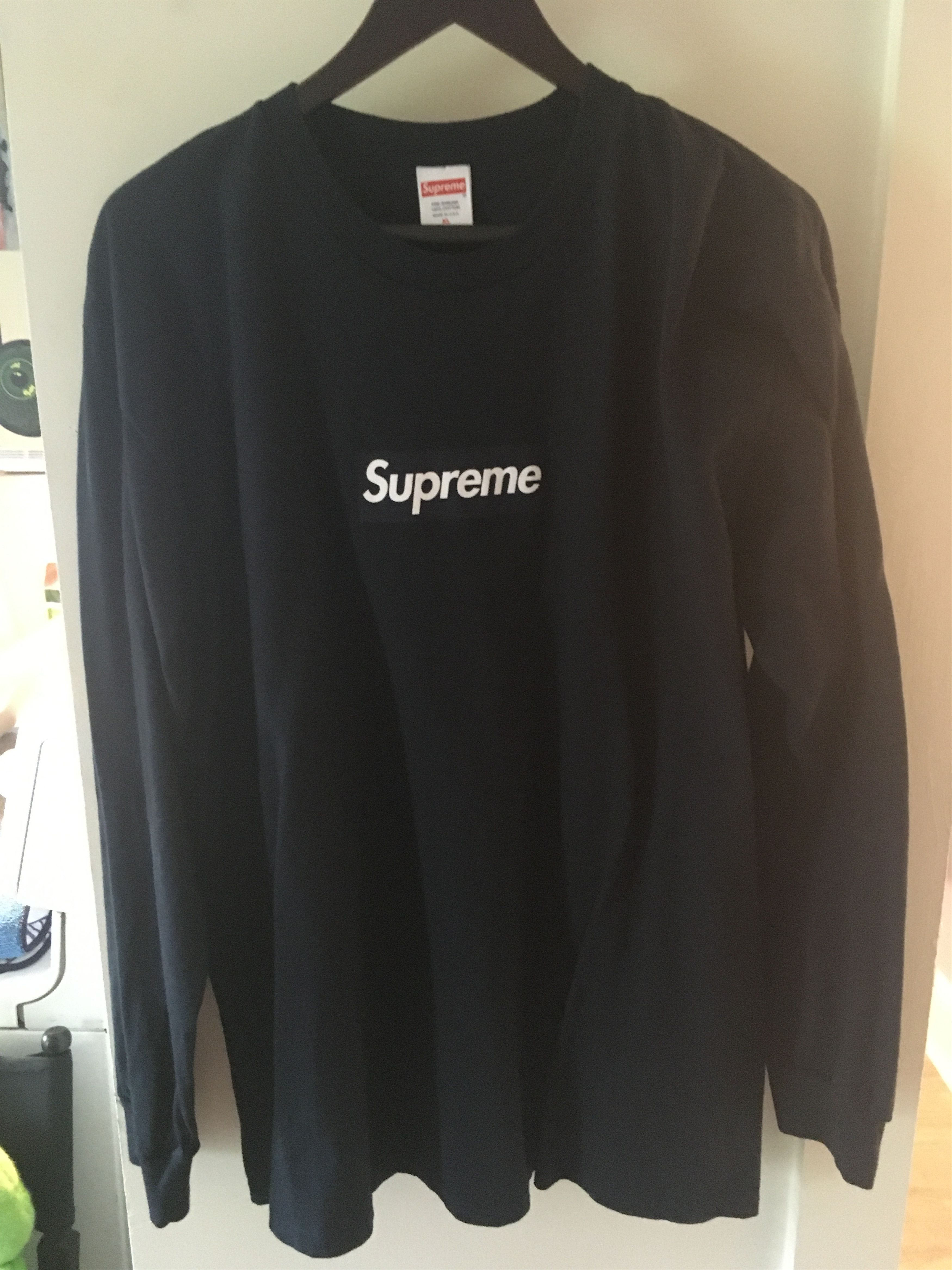 Supreme Box Logo Longsleeve Size US XL / EU 56 / 4 - 4 Thumbnail