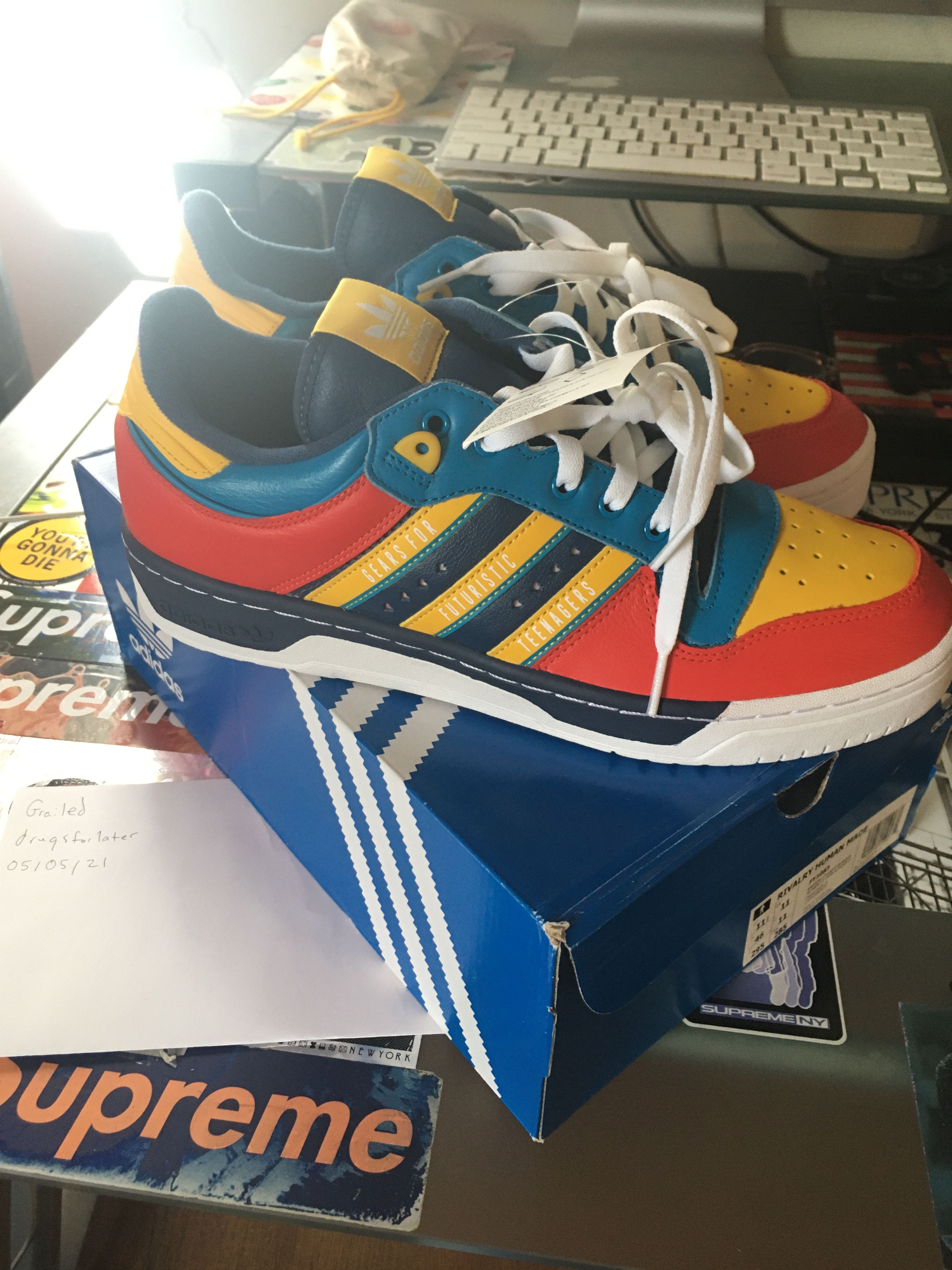 Adidas × Human Made Rivalry Human Made Size US 11.5 / EU 44-45 - 7 Thumbnail