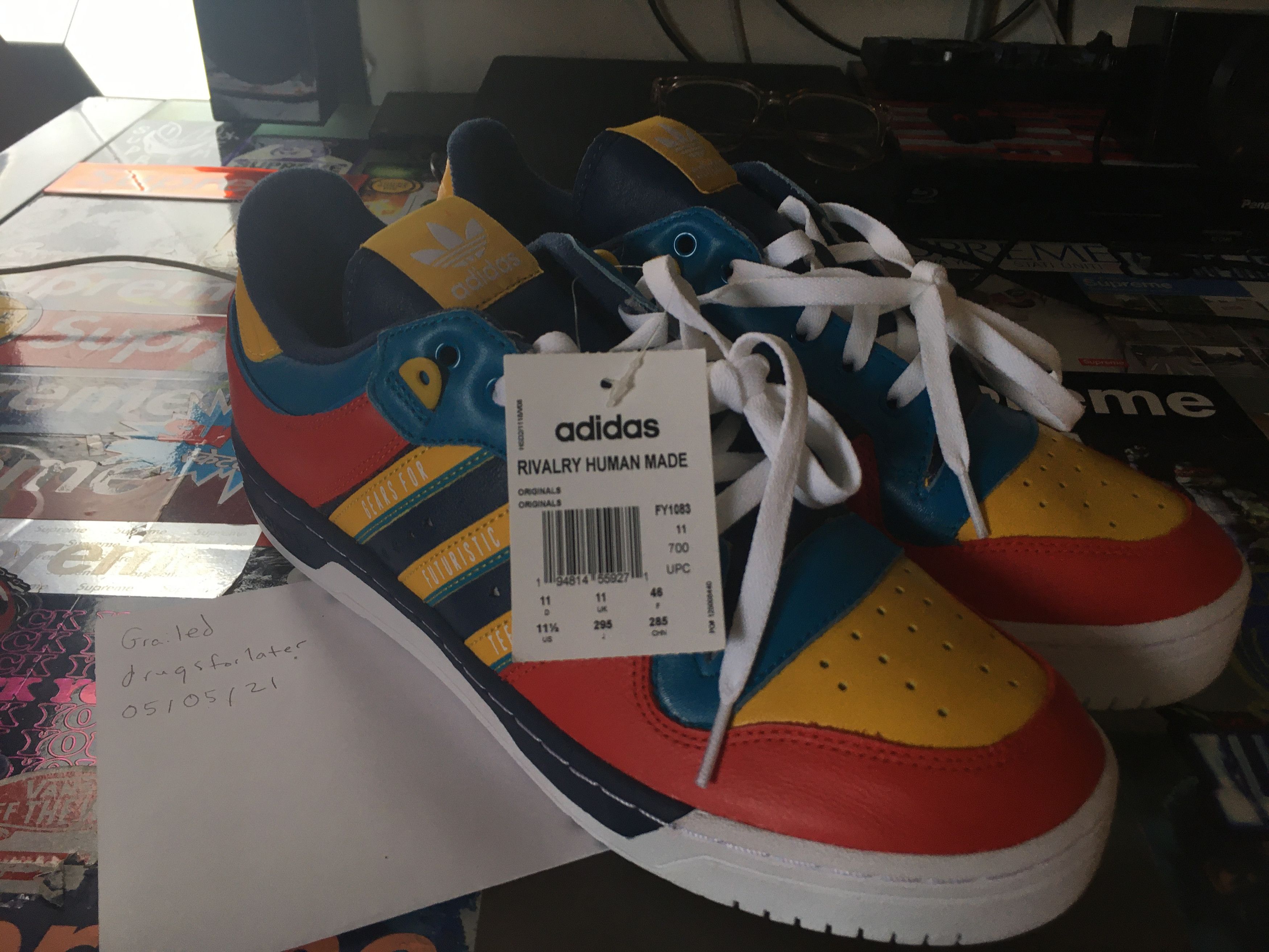 Adidas × Human Made Rivalry Human Made Size US 11.5 / EU 44-45 - 3 Thumbnail