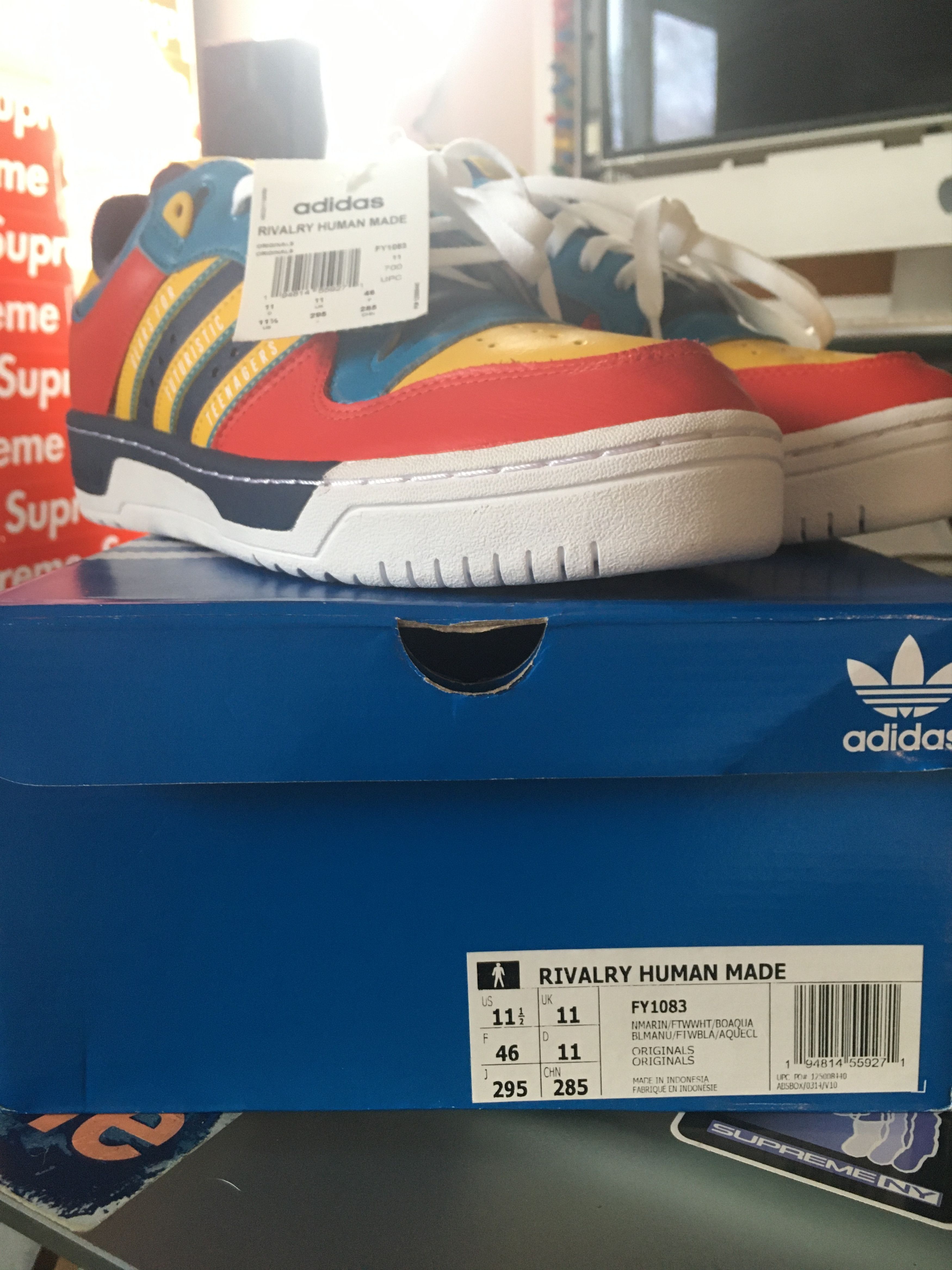 Adidas × Human Made Rivalry Human Made Size US 11.5 / EU 44-45 - 6 Thumbnail