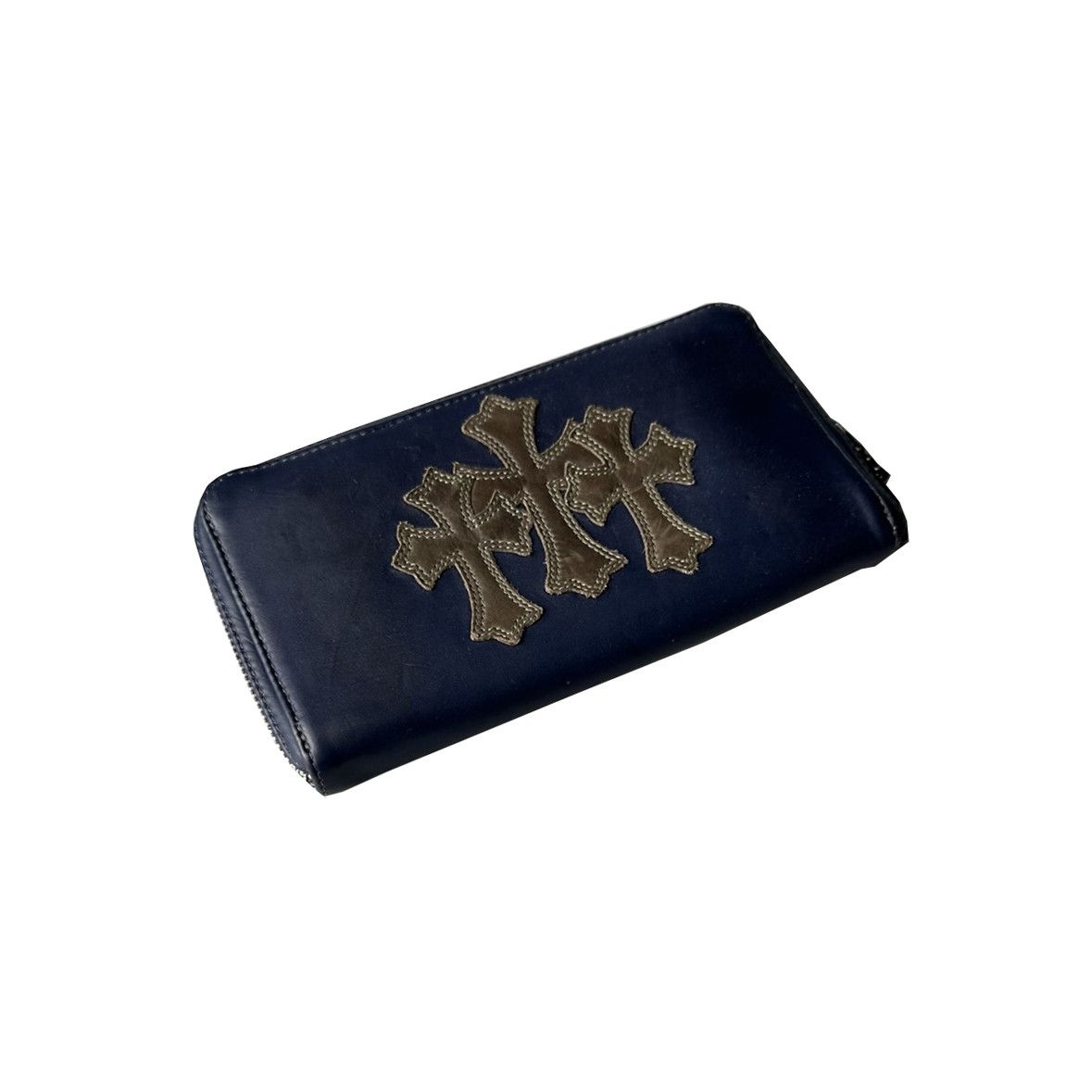 Chrome Hearts CHROME HEARTS CEMETERY CROSS LEATHER WALLET Size ONE SIZE - 1 Thumbnail