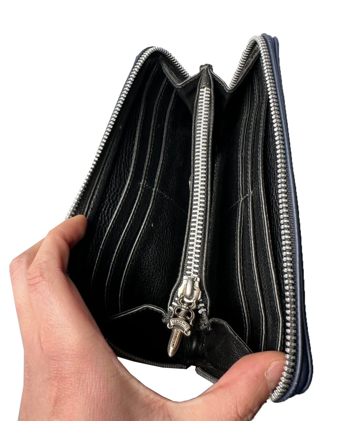 Chrome Hearts CHROME HEARTS CEMETERY CROSS LEATHER WALLET Size ONE SIZE - 5 Thumbnail