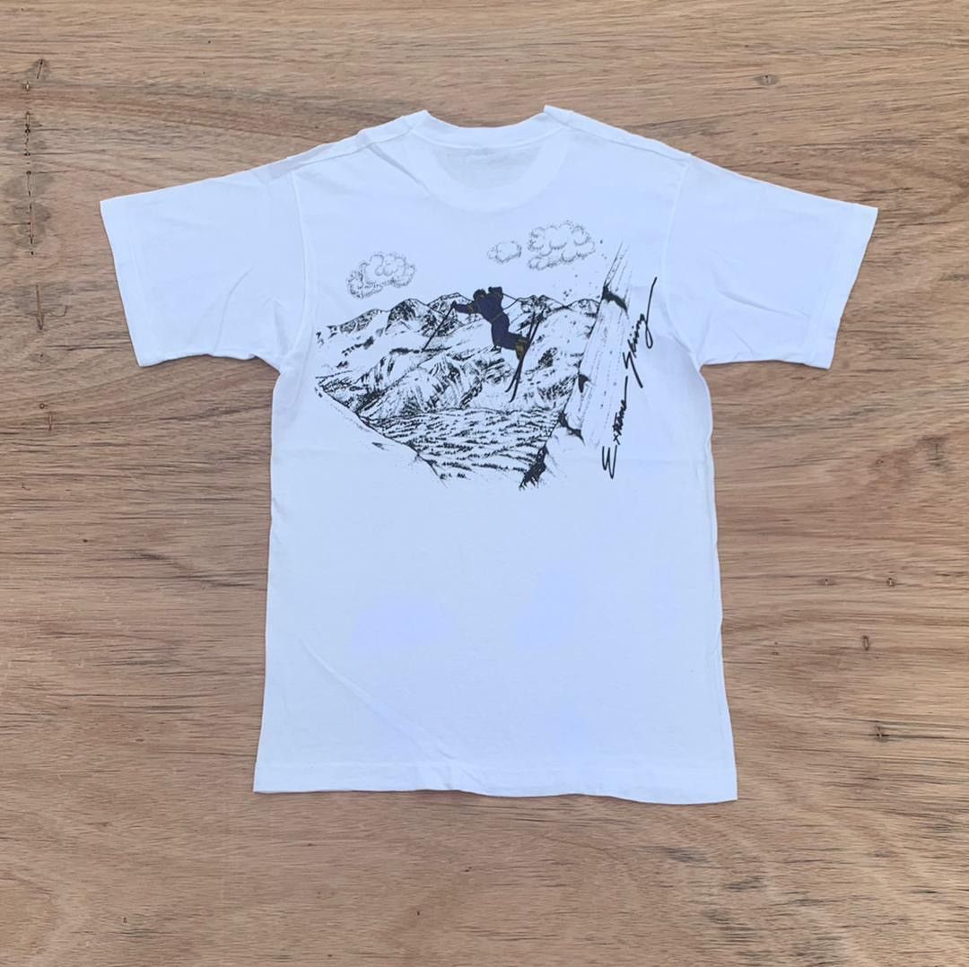 Fruit Of The Loom × Vintage vintage tee Extreme Skiing A31 Size US M / EU 48-50 / 2 - 1 Thumbnail