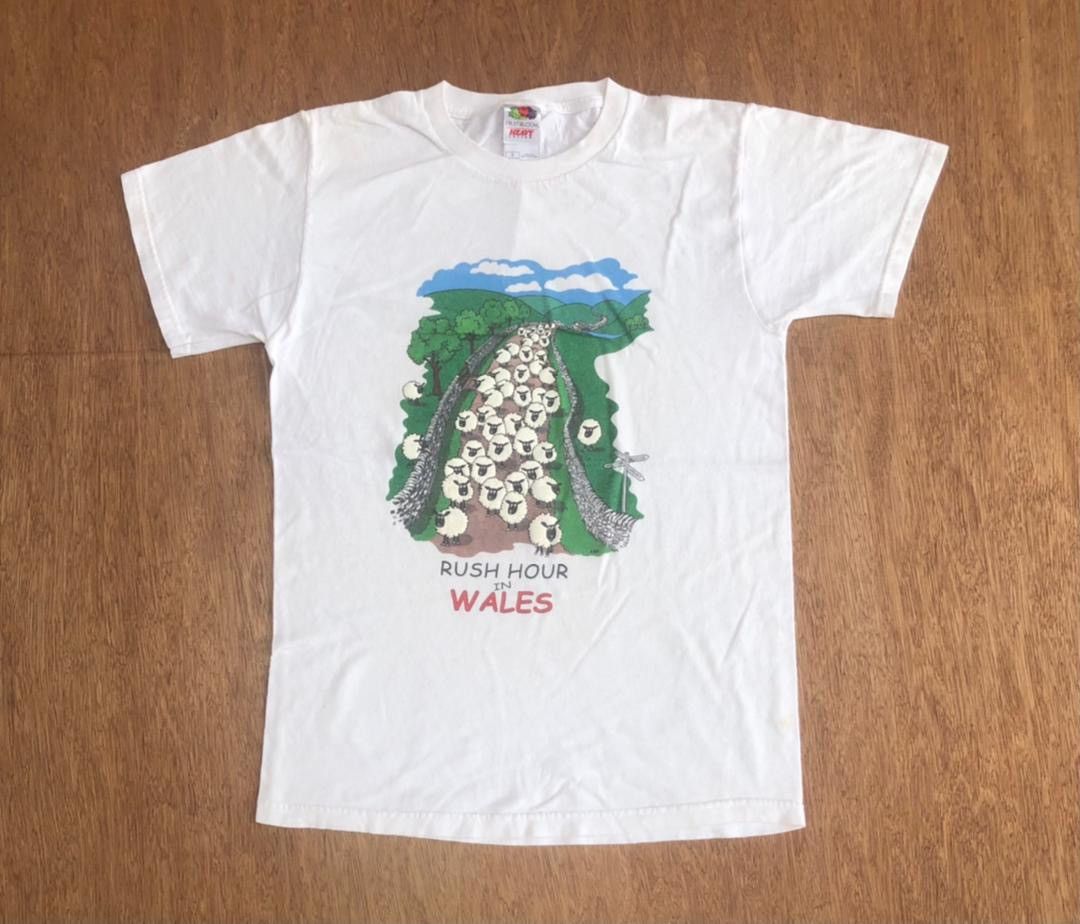 Fruit Of The Loom × Vintage Vintage Tee D - 9 rush hour in wales Size US S / EU 44-46 / 1 - 1 Thumbnail