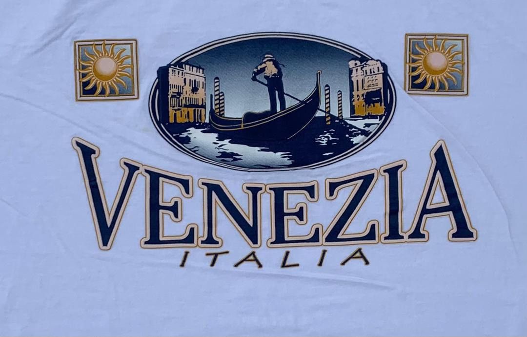 Vintage Vintage Tee D - 11 venezia italia Size US XL / EU 56 / 4 - 2 Thumbnail