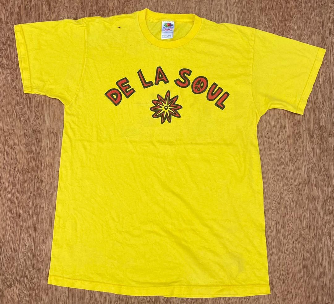 image of Fruit Of The Loom x Vintage Tee B11 in Yellow, Men's (Size Large)