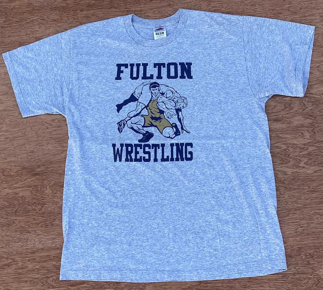 Fruit Of The Loom × Vintage vintage tee wrestling ( A 19 ) Size US L / EU 52-54 / 3 - 1 Thumbnail