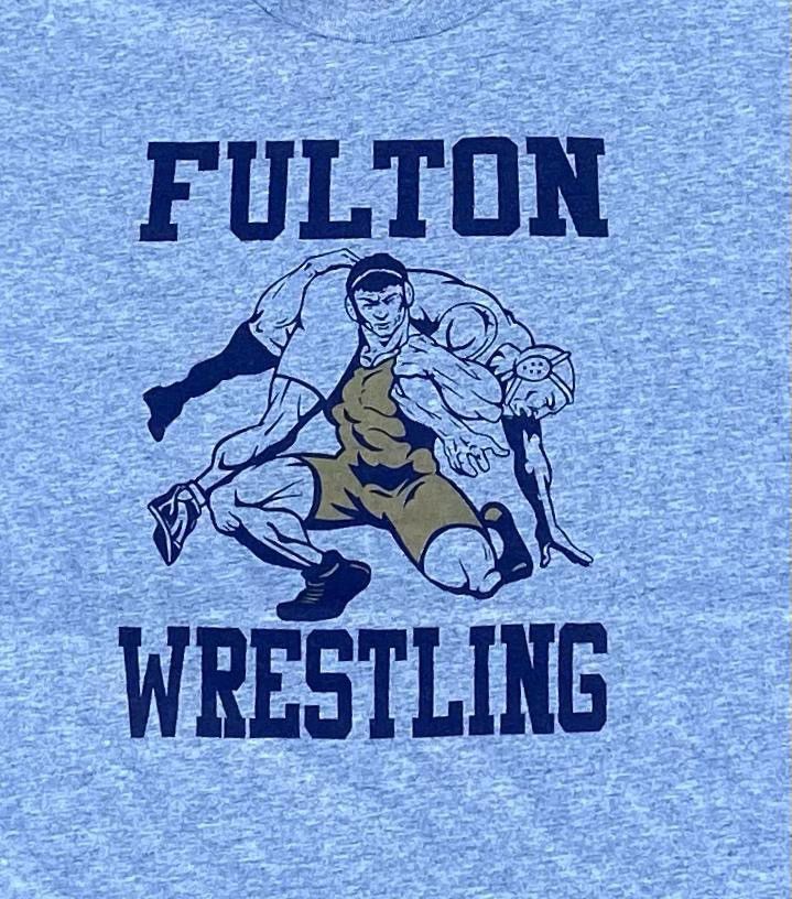 Fruit Of The Loom × Vintage vintage tee wrestling ( A 19 ) Size US L / EU 52-54 / 3 - 2 Thumbnail