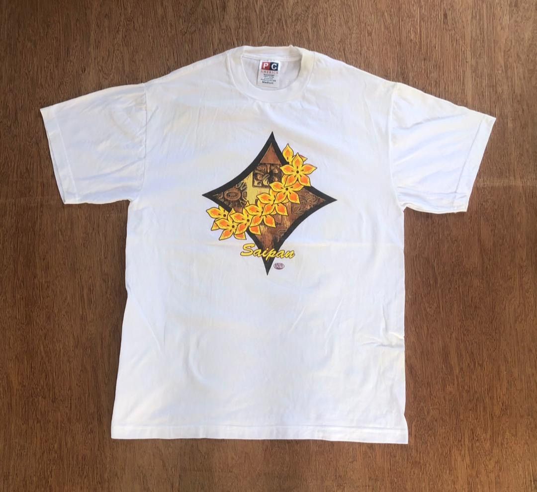 Vintage vintage tee Saipan C8 Size US M / EU 48-50 / 2 - 1 Thumbnail