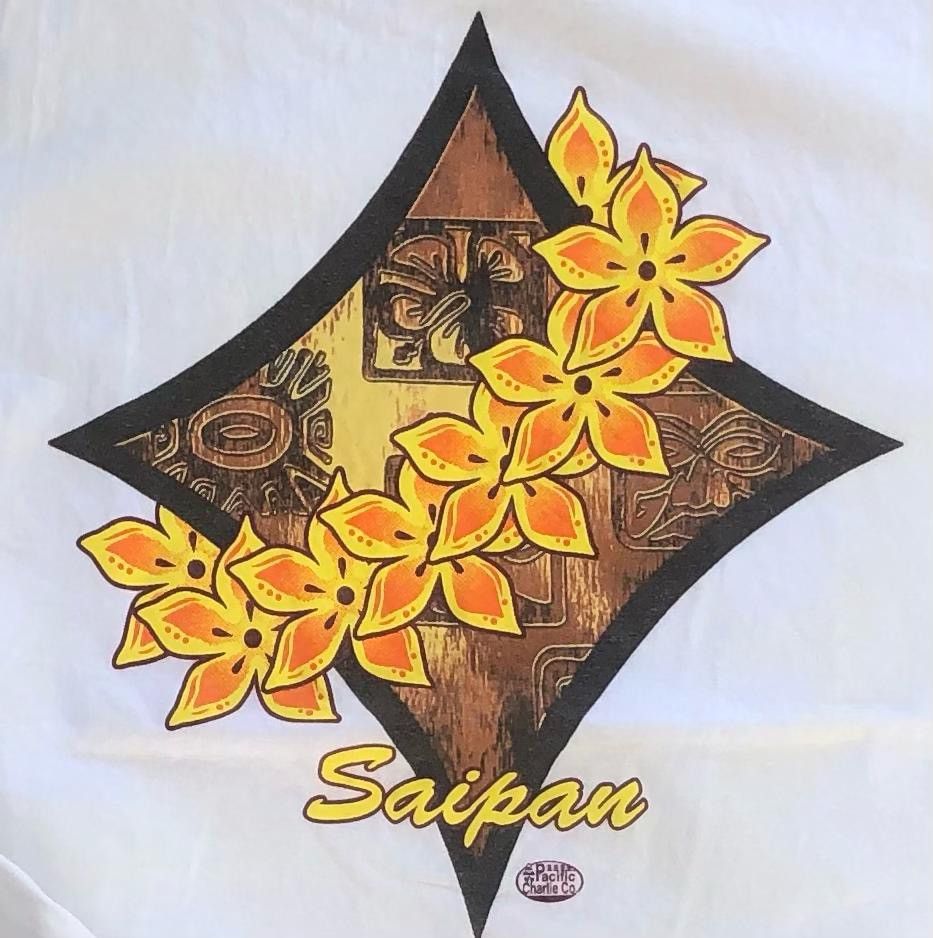Vintage vintage tee Saipan C8 Size US M / EU 48-50 / 2 - 2 Thumbnail