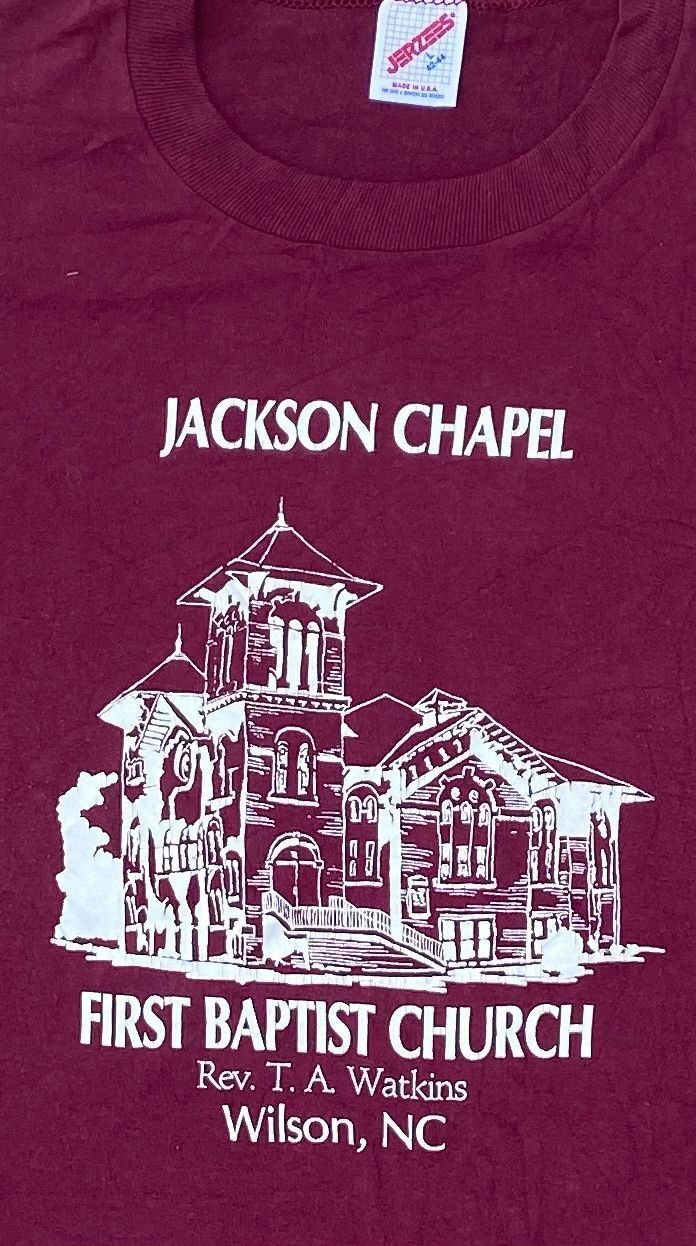 Jerzees × Vintage vintage tee E 1 jackson chapel Size US L / EU 52-54 / 3 - 2 Thumbnail