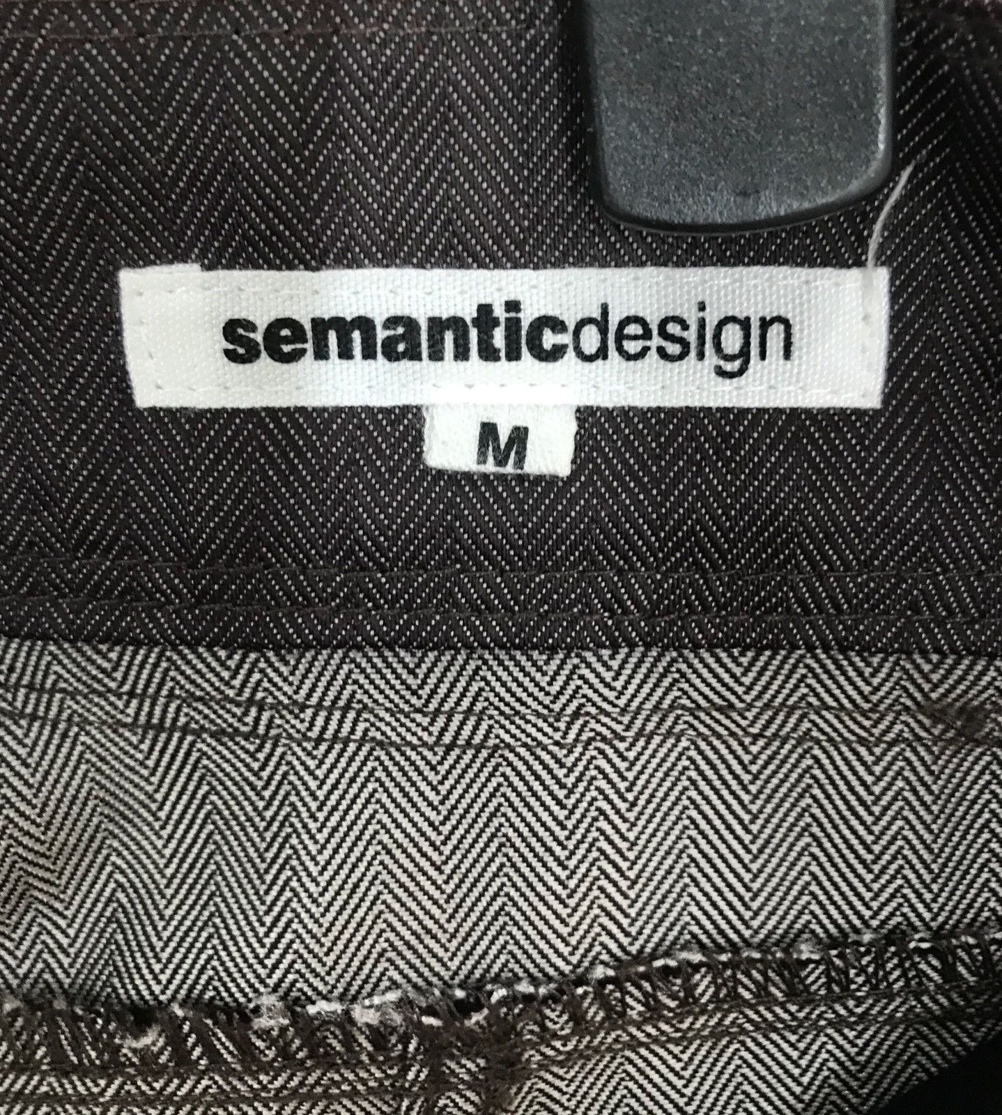 semanticdesign SEMANTIC DESIGN Dark Brown Hbt Multi Pocket Tactical Pants Size US 31 - 12 Thumbnail