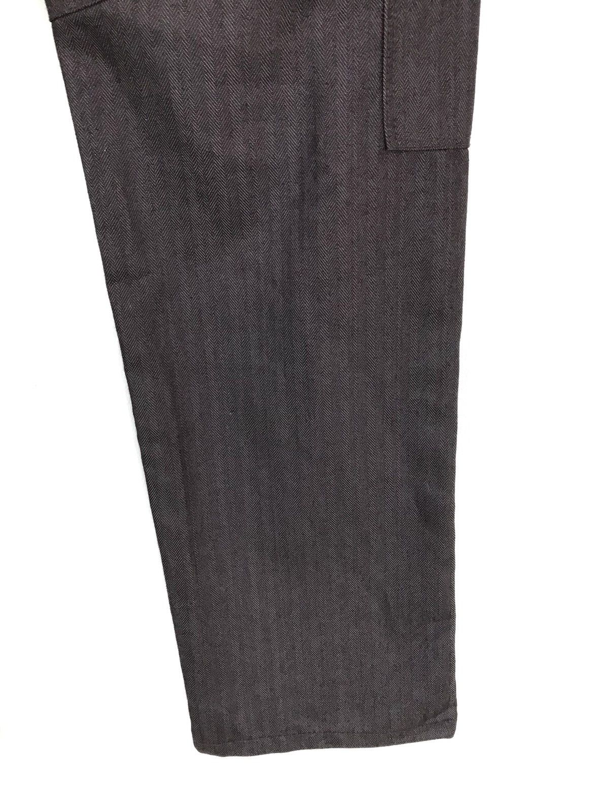 semanticdesign SEMANTIC DESIGN Dark Brown Hbt Multi Pocket Tactical Pants Size US 31 - 10 Thumbnail