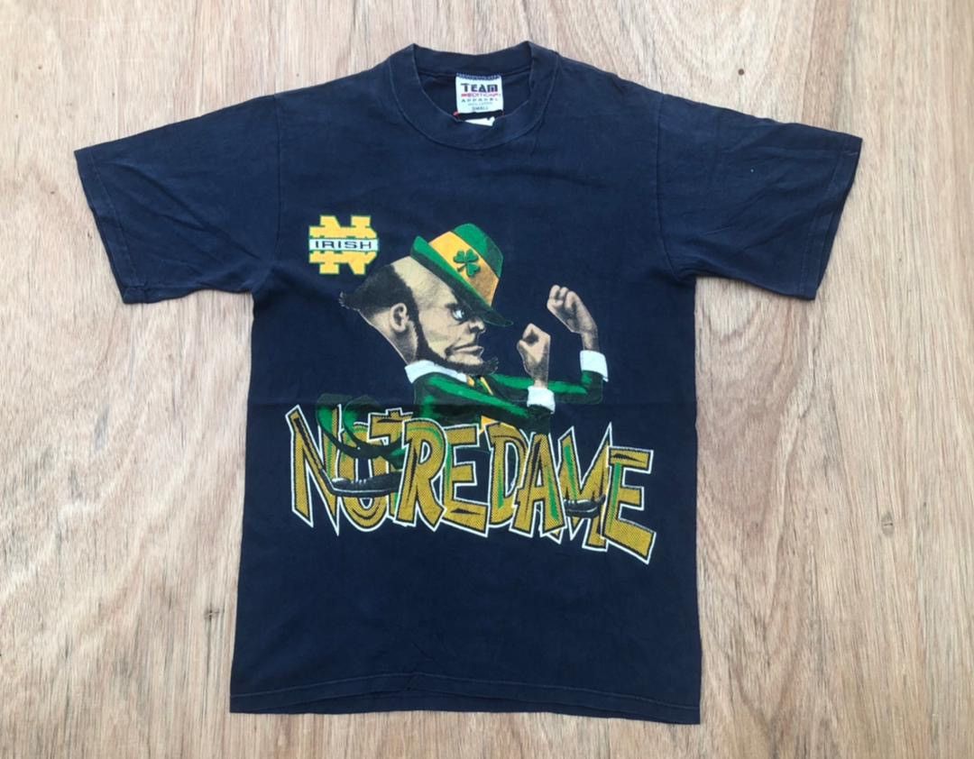 Vintage vintage tee notre dame C1 Size US S / EU 44-46 / 1 - 1 Thumbnail