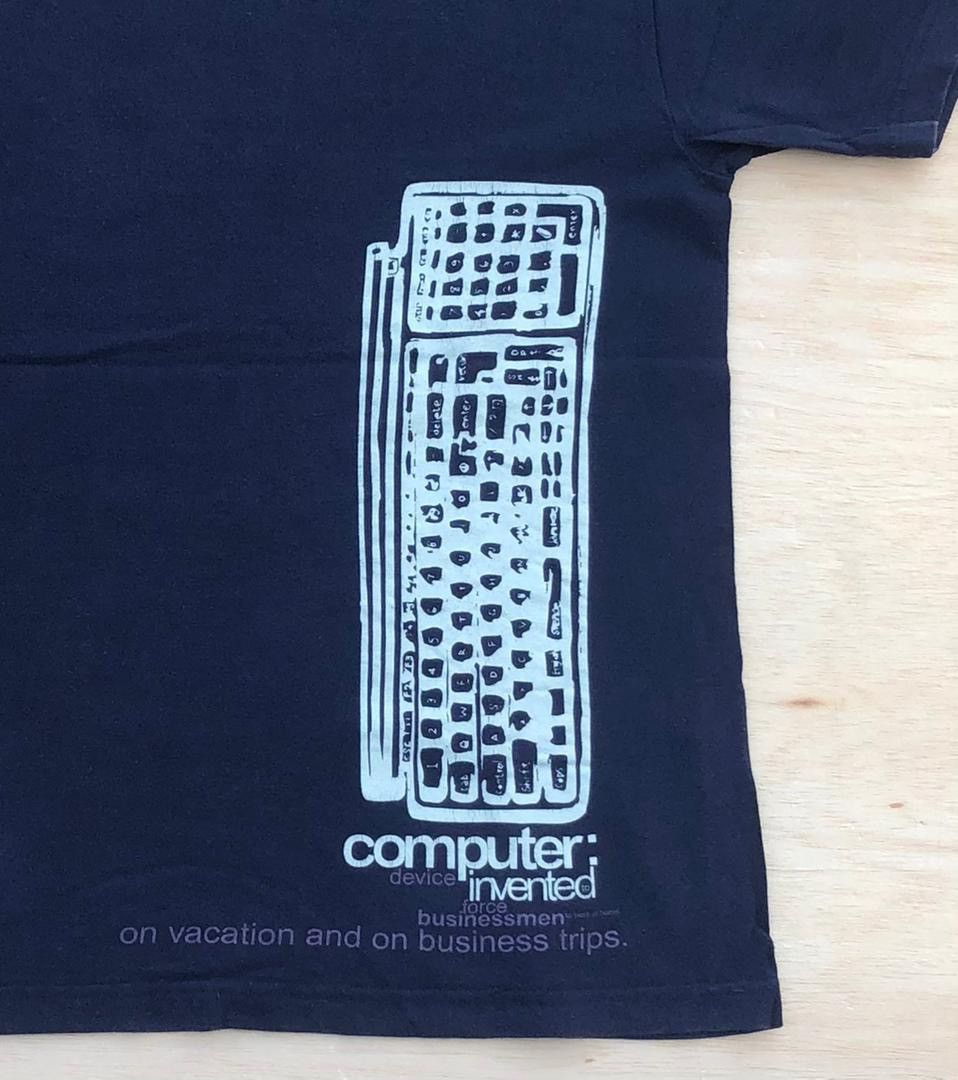 Fruit Of The Loom × Vintage Vintage Tee Computer Invented ( A 18 ) Size US M / EU 48-50 / 2 - 4 Thumbnail