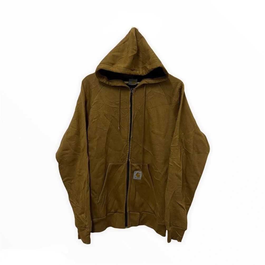 Carhartt × Japanese Brand × Vintage Vintage Carhartt Zip Up Hoodie Size US L / EU 52-54 / 3 - 1 Thumbnail