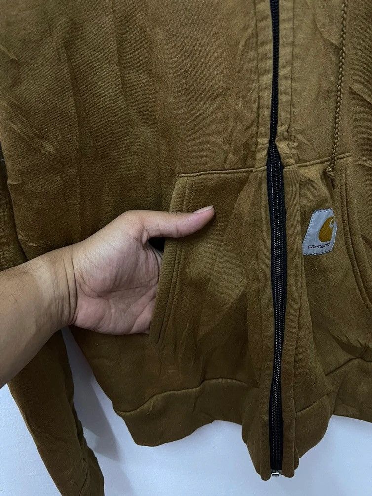 Carhartt × Japanese Brand × Vintage Vintage Carhartt Zip Up Hoodie Size US L / EU 52-54 / 3 - 10 Thumbnail