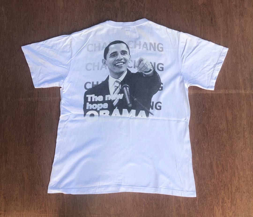 Vintage vintage tee D - 5 Obama Size US L / EU 52-54 / 3 - 3 Thumbnail