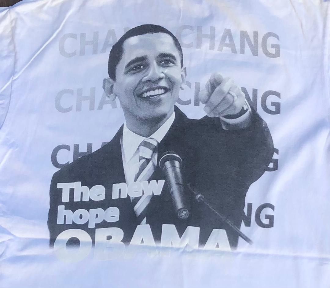 Vintage vintage tee D - 5 Obama Size US L / EU 52-54 / 3 - 4 Thumbnail
