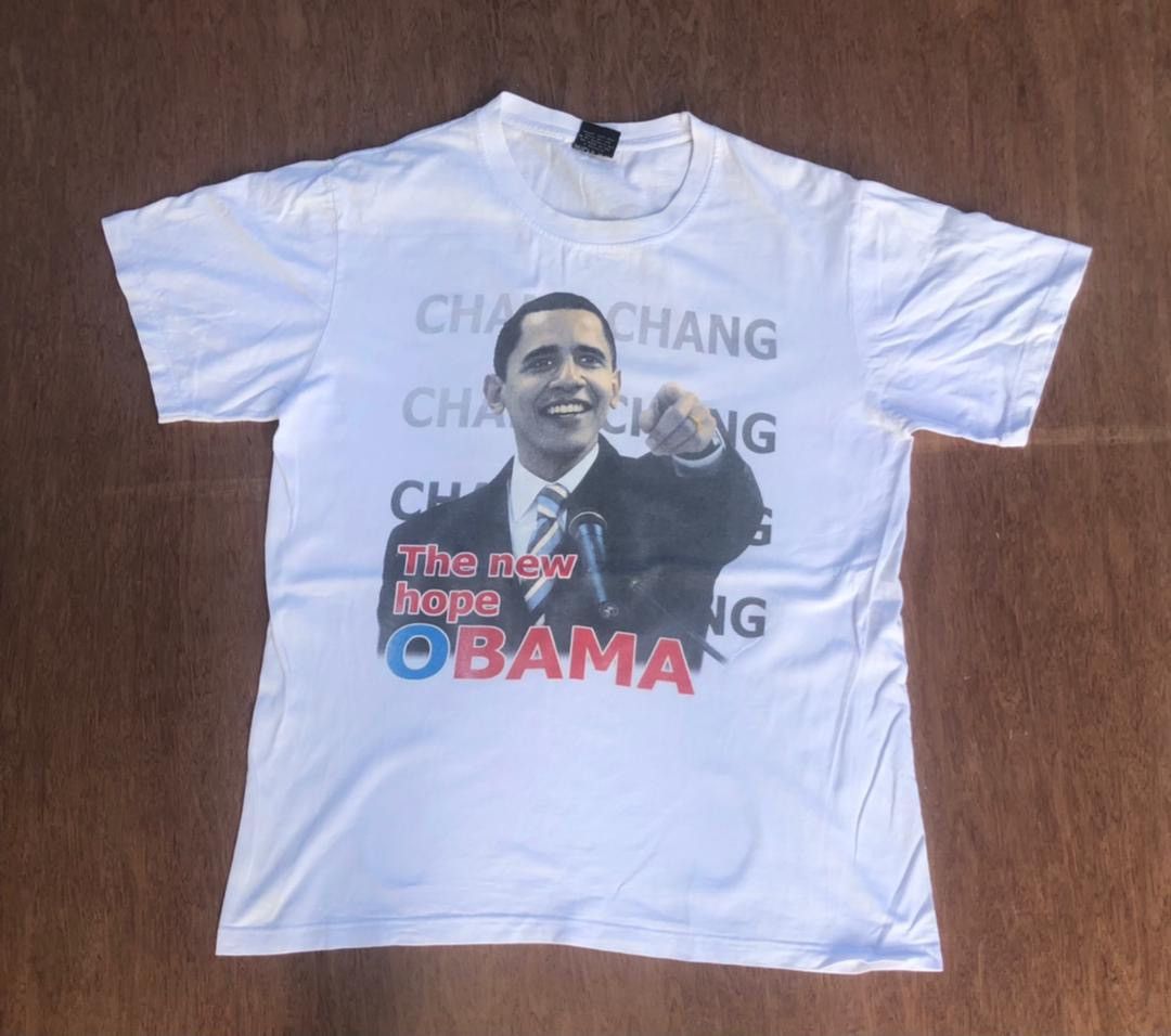 Vintage vintage tee D - 5 Obama Size US L / EU 52-54 / 3 - 1 Thumbnail