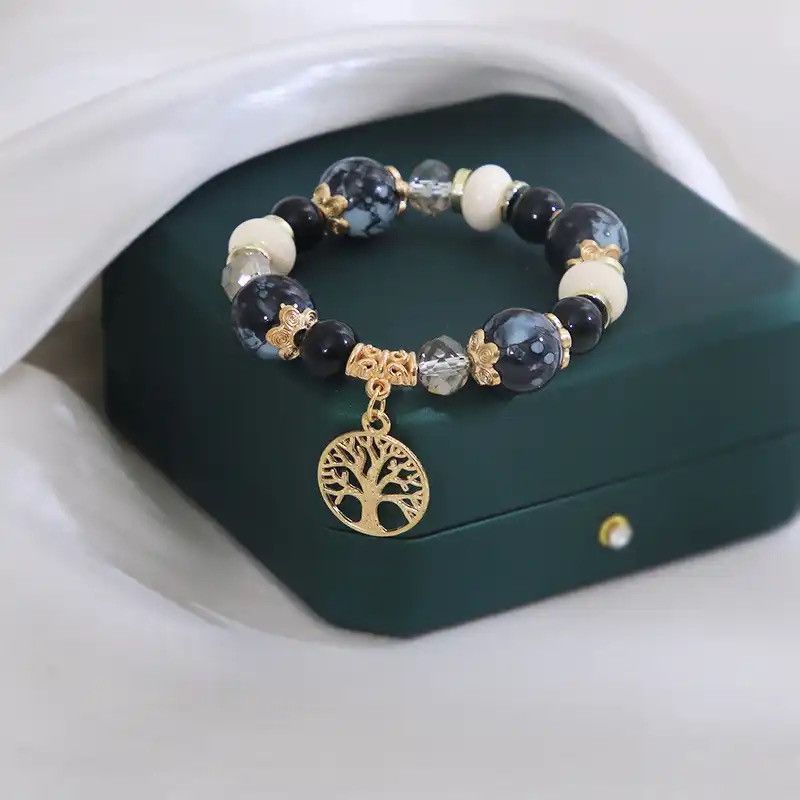 Other Natural Crystal Beaded Stretch Bracelet for Women Men Size ONE SIZE - 2 Thumbnail