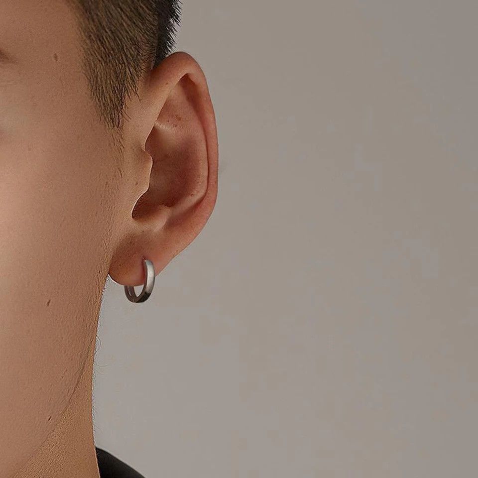 Designer × Jewelry 925 Silver Plated Small Hoop Earrings for Men Women Size ONE SIZE - 6 Thumbnail
