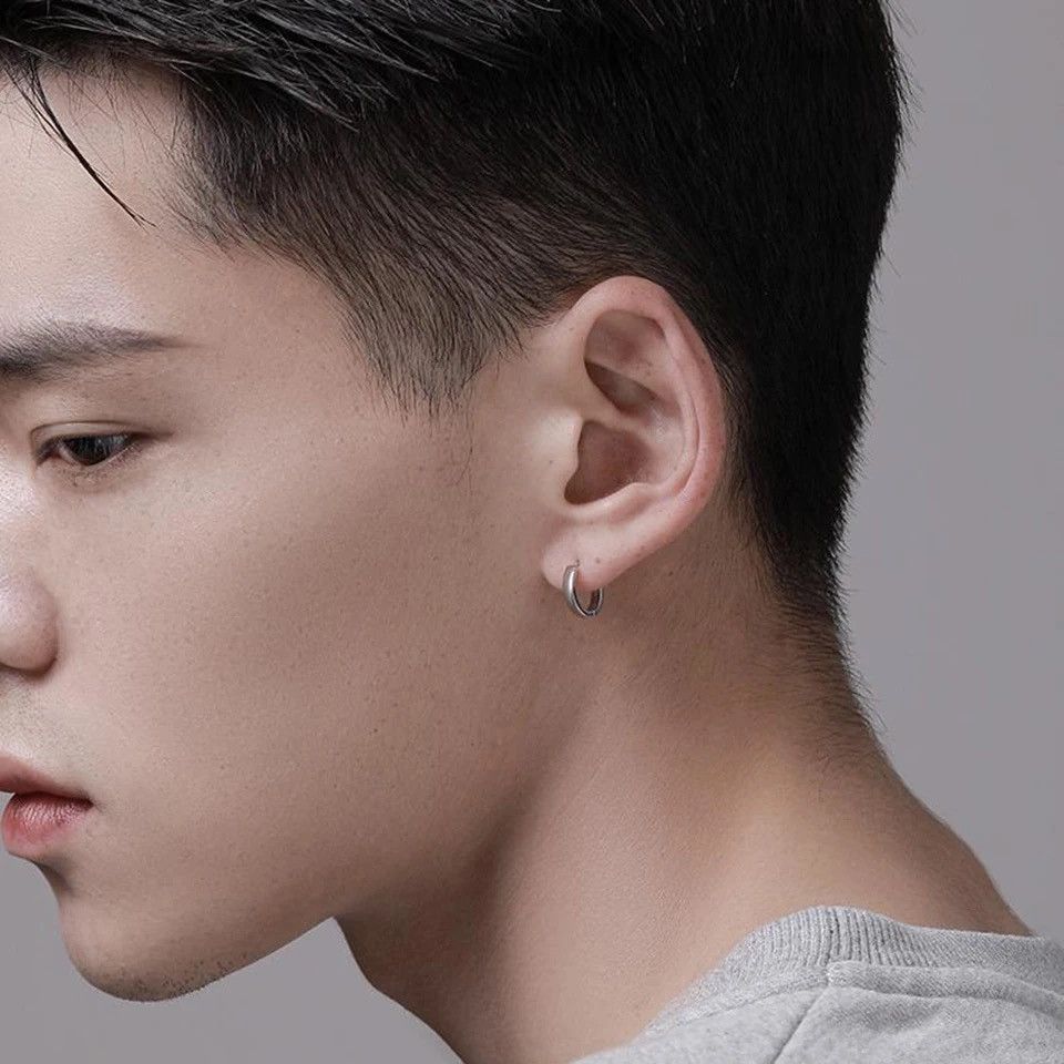Designer × Jewelry 925 Silver Plated Small Hoop Earrings for Men Women Size ONE SIZE - 5 Thumbnail