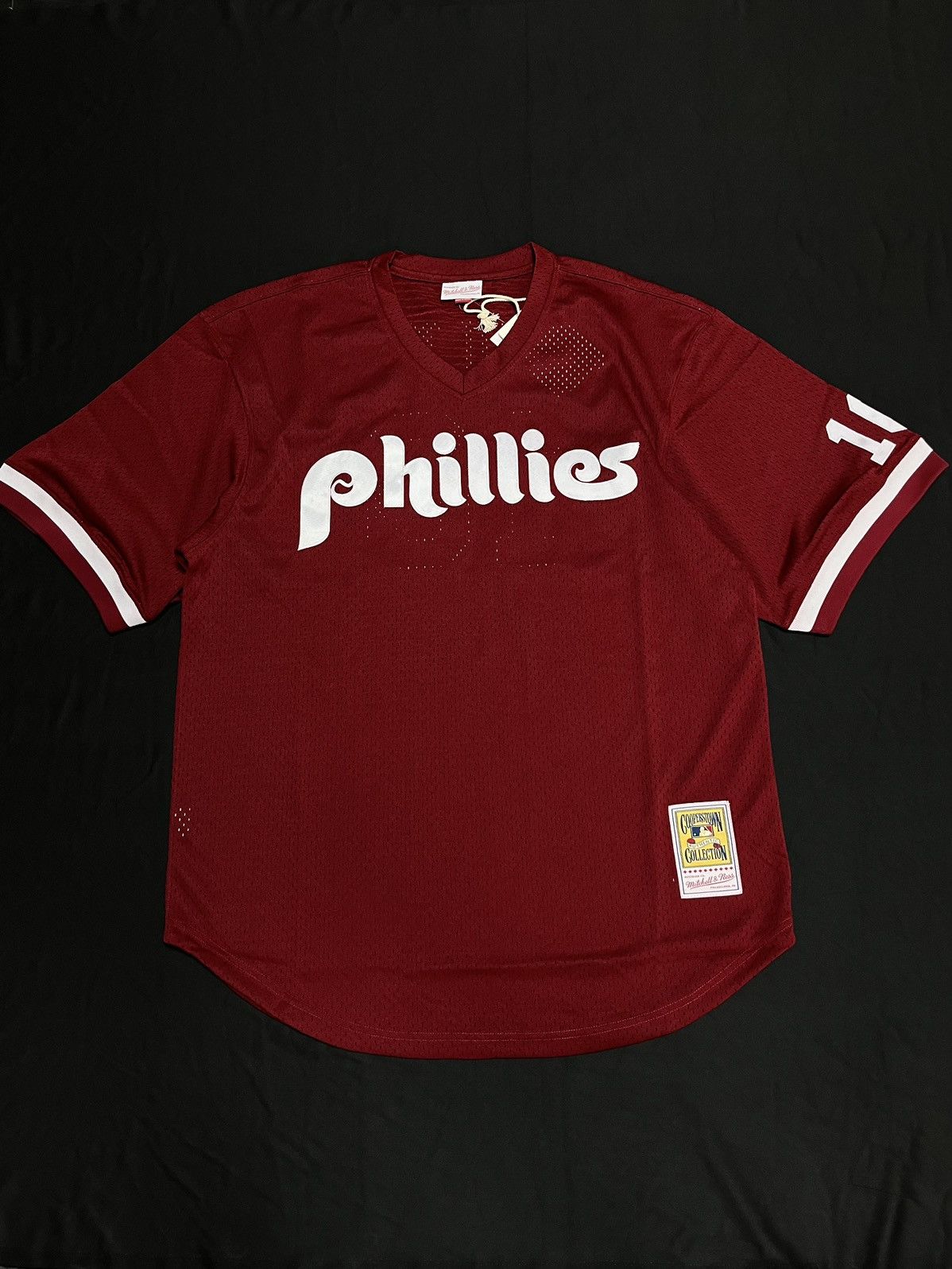 MLB × Mitchell & Ness Mitchell Ness Authentic Darren Daulton Phillies 1991 Jersey Size US XL / EU 56 / 4 - 1 Thumbnail