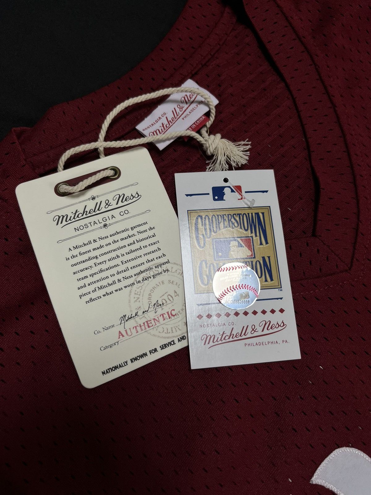 MLB × Mitchell & Ness Mitchell Ness Authentic Darren Daulton Phillies 1991 Jersey Size US XL / EU 56 / 4 - 5 Thumbnail