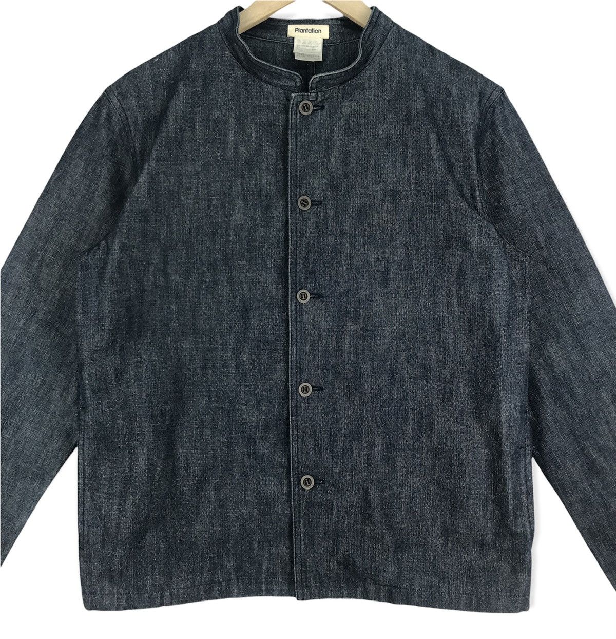 Issey Miyake Issey Miyake Plantation Denim Jacket Size US M / EU 48-50 / 2 - 2 Thumbnail