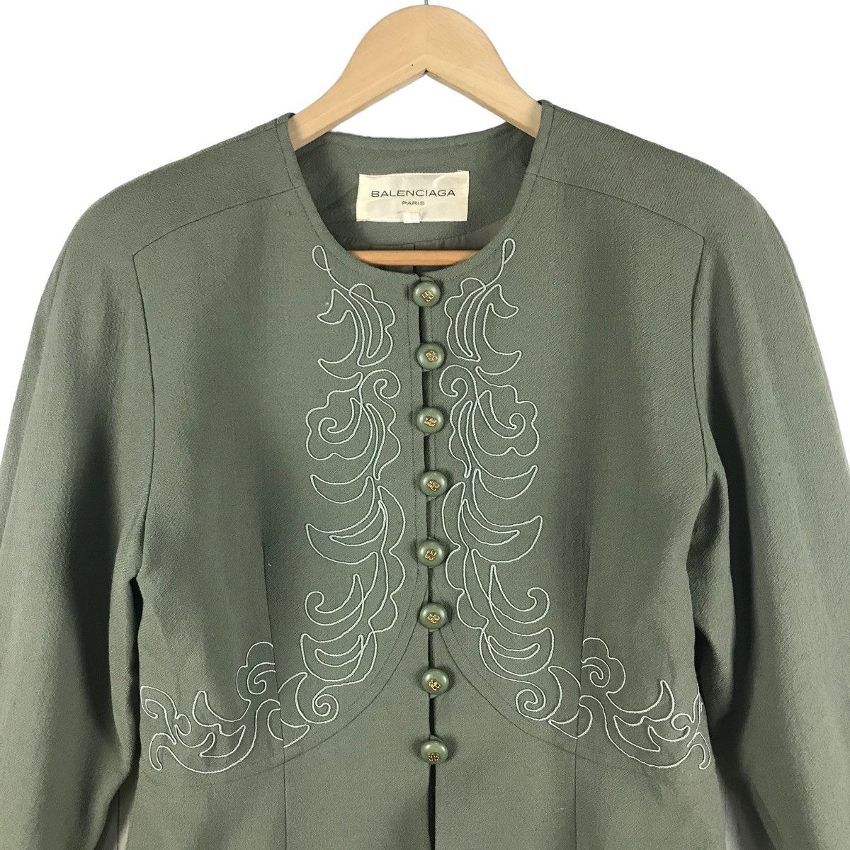Balenciaga Vintage Balenciaga Paris button Up Size ONE SIZE - 2 Thumbnail