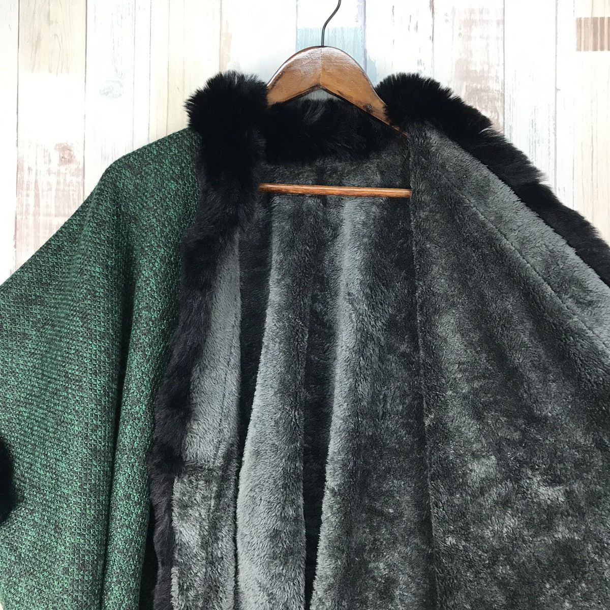 Japanese Brand ❗️HOT❗️Reversible Poncho Nice Design Size US XXL / EU 58 / 5 - 2 Thumbnail