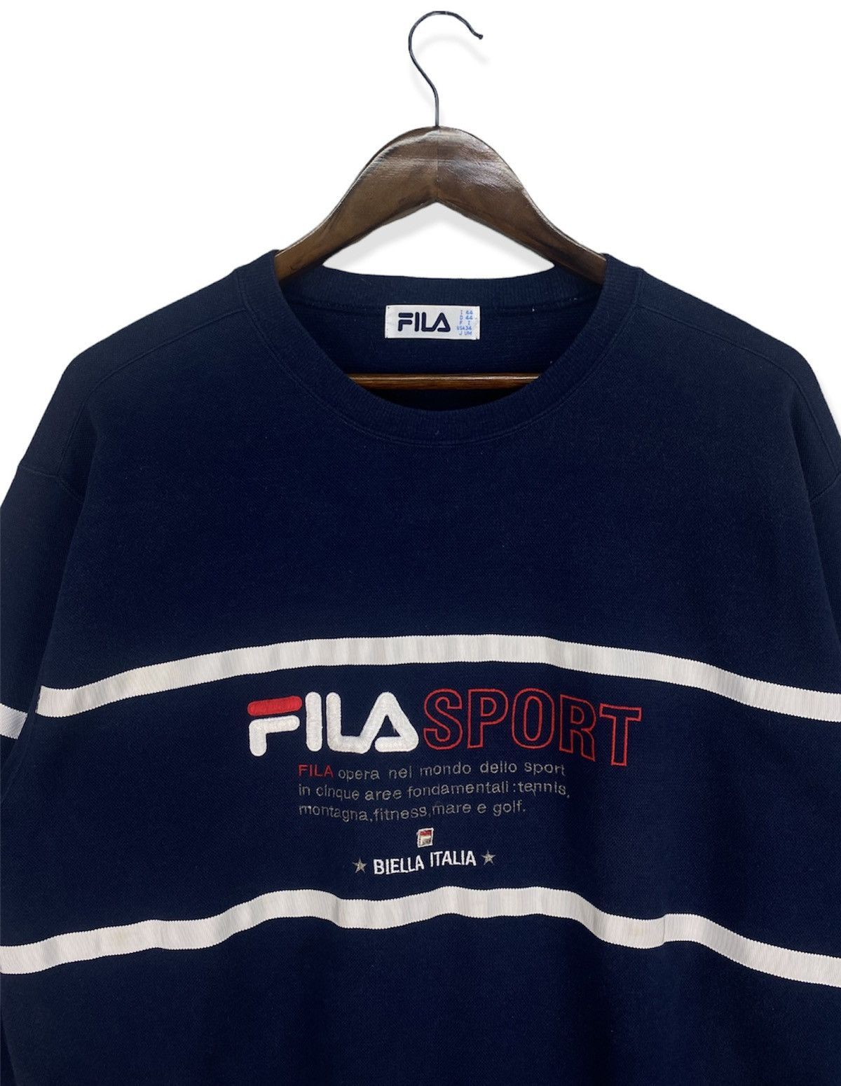 Fila Vintage Fila Sport Sweatshirt Size US M / EU 48-50 / 2 - 2 Thumbnail