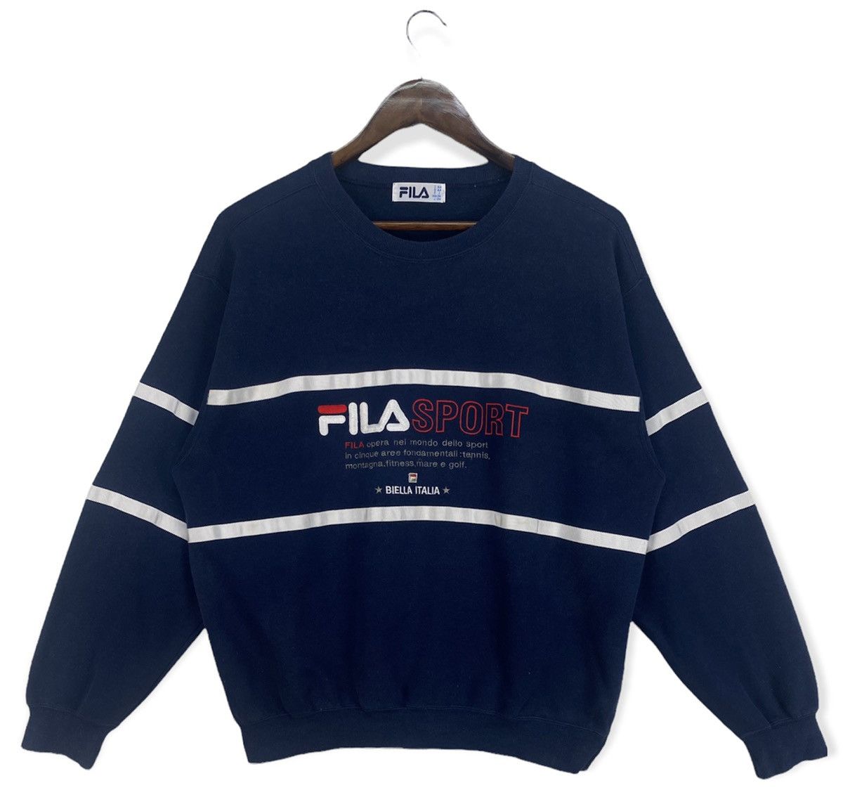 Fila Vintage Fila Sport Sweatshirt Size US M / EU 48-50 / 2 - 1 Thumbnail
