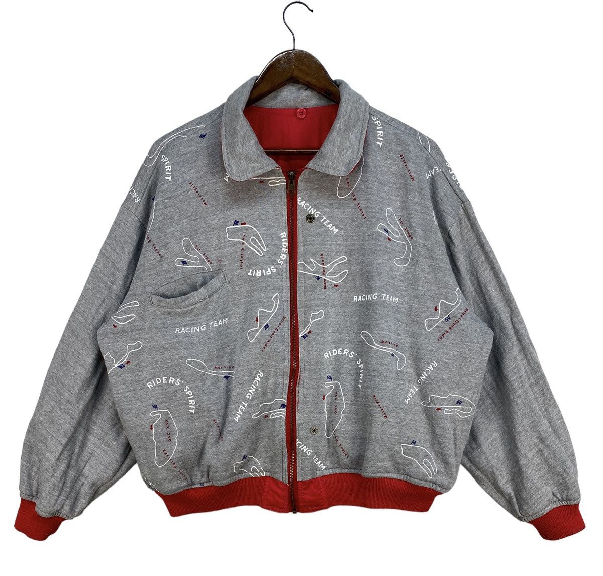 Formula 1 Vintage Laaco Racing Team Riversible Bomber Jacket Size US M / EU 48-50 / 2 - 2 Thumbnail