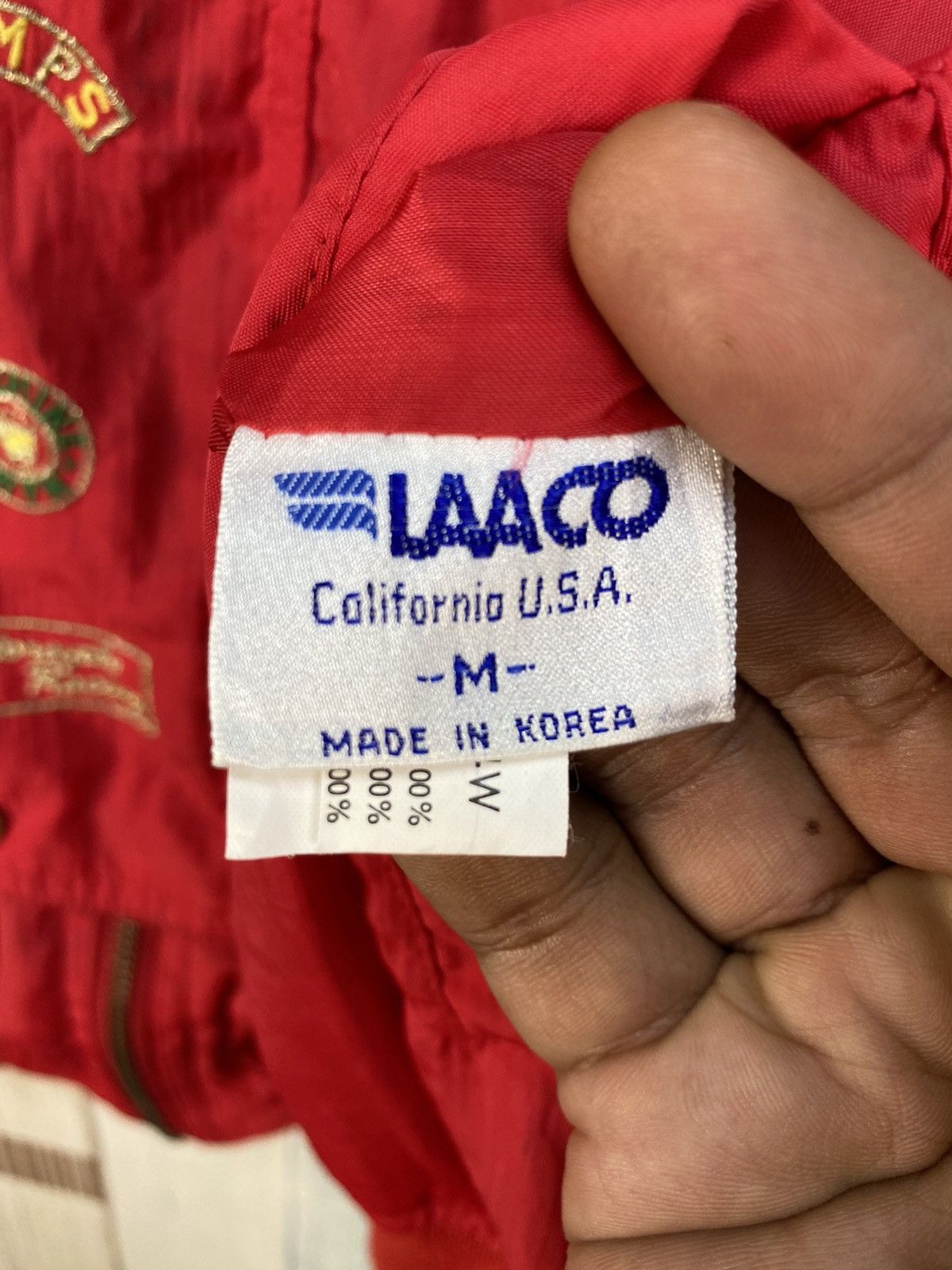 Formula 1 Vintage Laaco Racing Team Riversible Bomber Jacket Size US M / EU 48-50 / 2 - 11 Thumbnail
