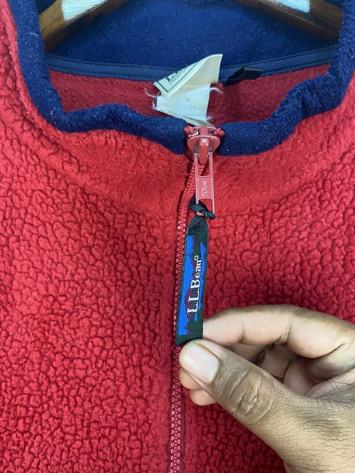 L.L. Bean Vintage L.L.Bean Sherpa Fleece Jacket Size US XL / EU 56 / 4 - 4 Thumbnail